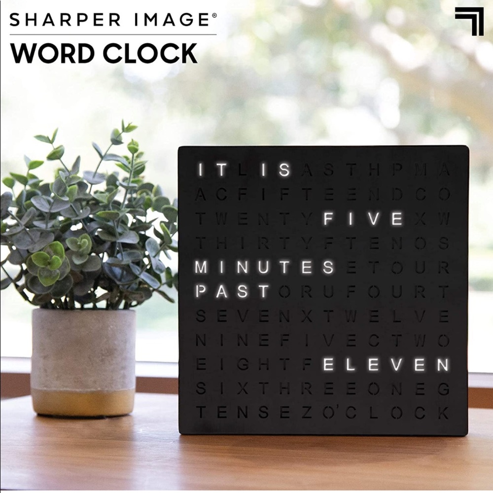 Sharper Image Light Up Electronic World Clock
